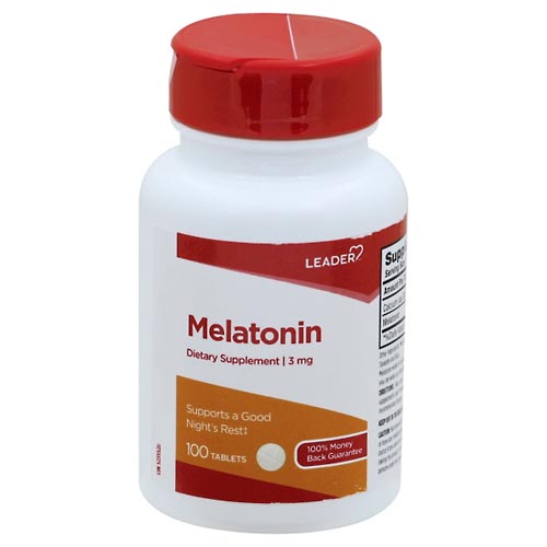 Image for Leader Melatonin, 3 mg, Tablets,100ea from Medicap Pharmacy Toledo