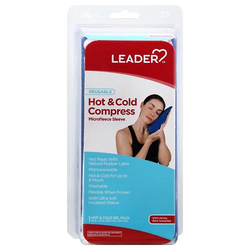 Image for Leader Hot & Cold Compress, Reusable,1ea from Medicap Pharmacy Toledo